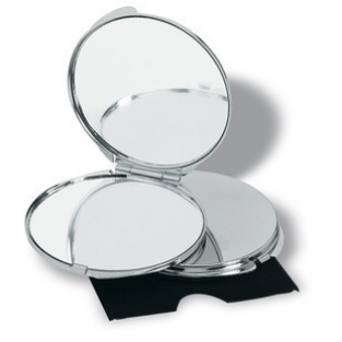 Make-up spiegel met foto graveren